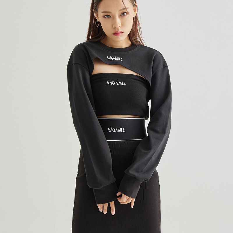 Courage Sweat shirt Black