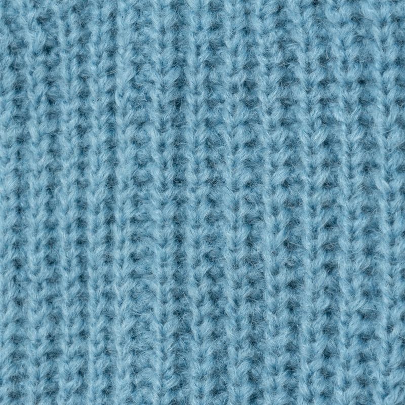 MOHAIR EARMUFF BEANIE, BLUE