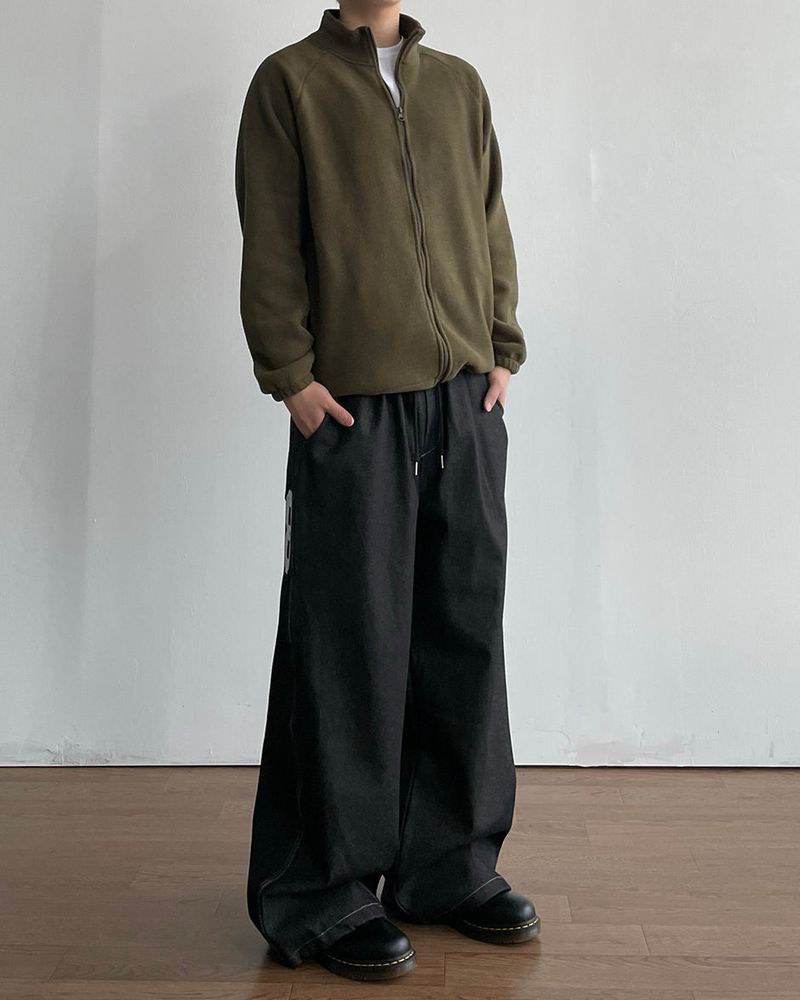 Revol Lettering Denim Pants