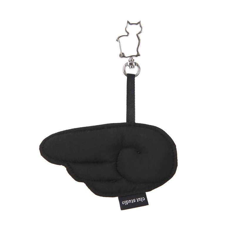 CLUT STUDIO（クラットスタジオ）の「Puffy Wing Keyring - BLACK（Toys/Key Holders）」