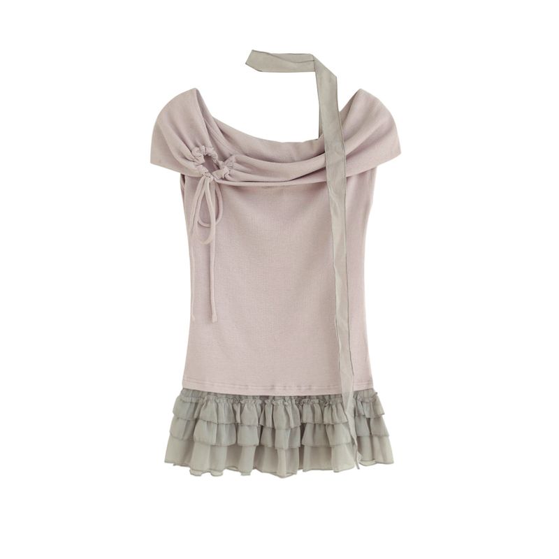 Cozy&Kitsch(コージーアンドキッチ)の「Charlotte Frill Off-Shoulder Top & Strap Set 231629443(Dresses)」