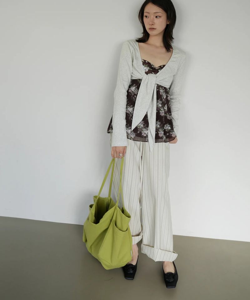 CottonSpan Bolero Top (2sizes) - Melange