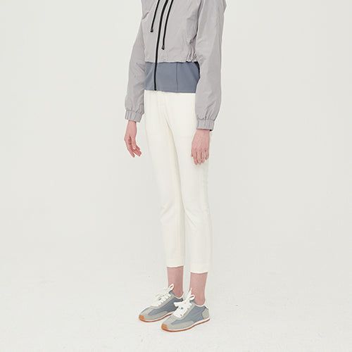 WAIST BANDING SLIM PANTS