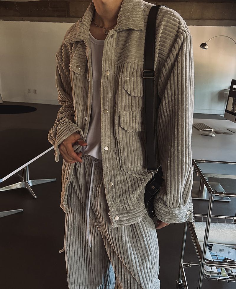 コーデュロイレゴセットアップ (3 color)
