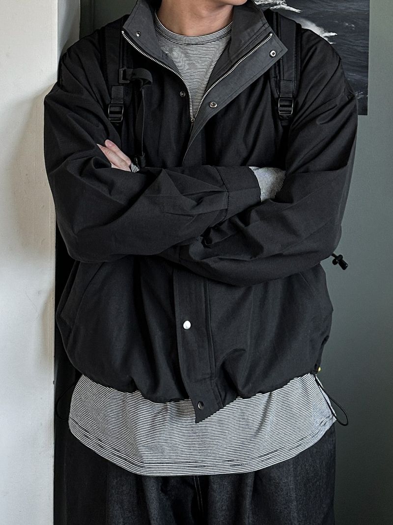 Taco Walk Color Block Short Jacket