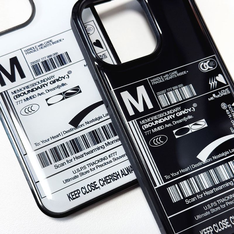 Fresh Love Delivery Label Phone Case (BK)