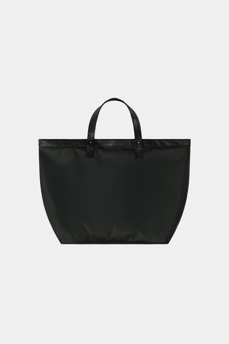 Big leather shoulder tote bag