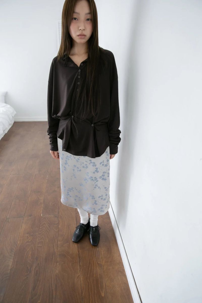 loop button over loose top(4colors)
