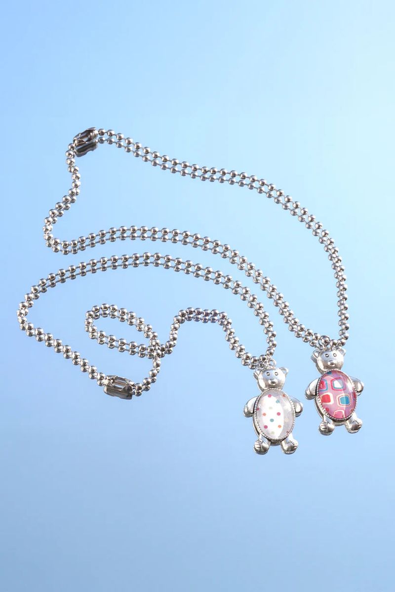 TEDDY SQUARE PATTERN BALL CHAIN