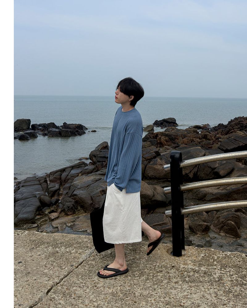 Rok Linen Pintuck Bermuda Pants