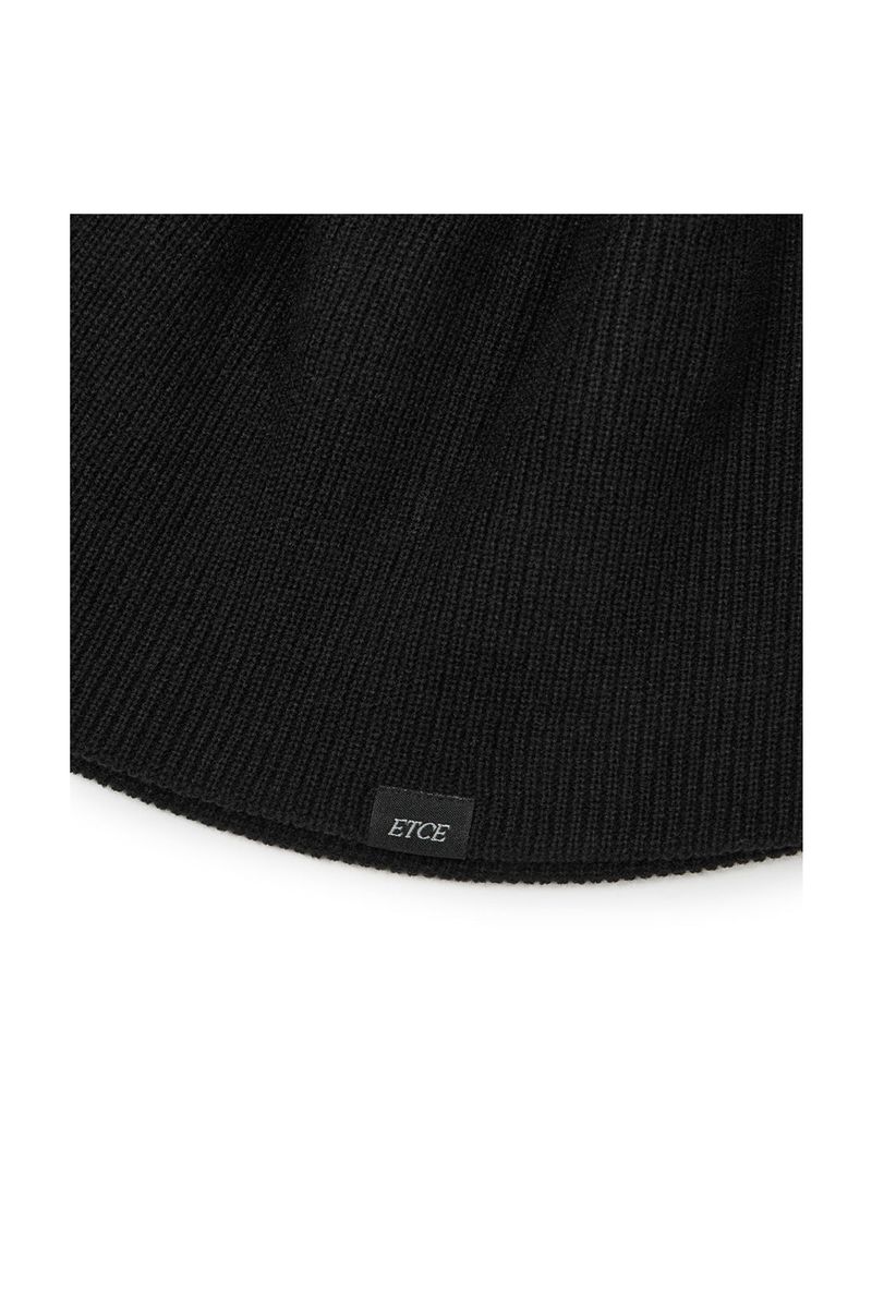 LABEL BEANIE (BLACK)