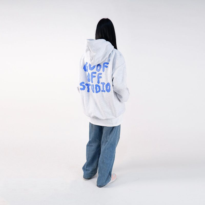 GOOFOFF MAIN LOGO HOODIE - ( Ash Gray )