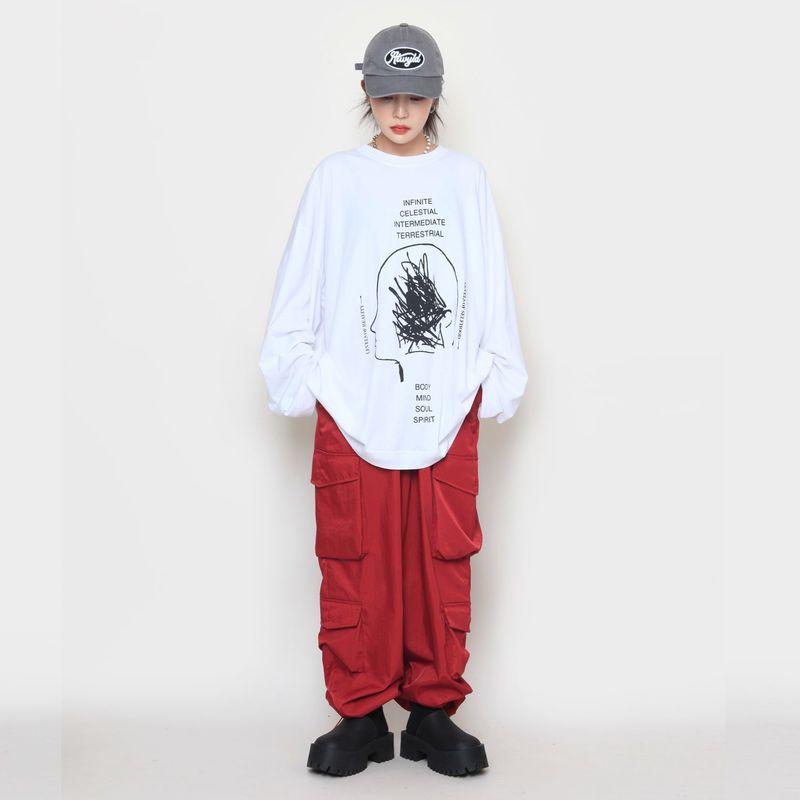 Brain over long sleeve T
