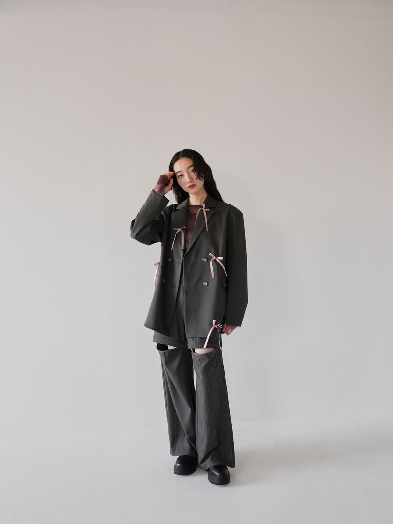 many ribbon jacket