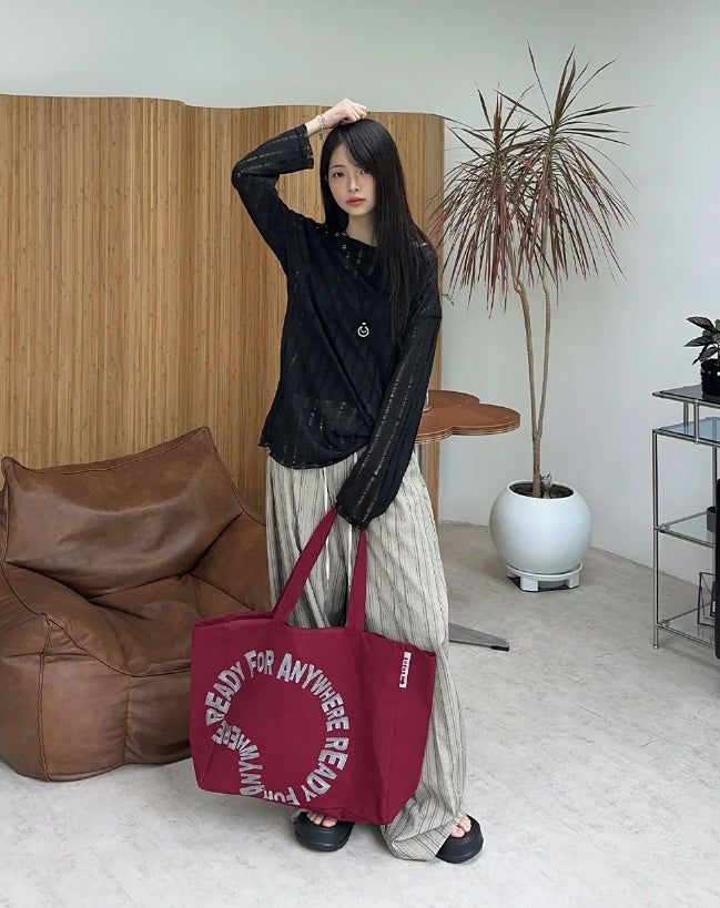 Pierre Striped Banding Slacks