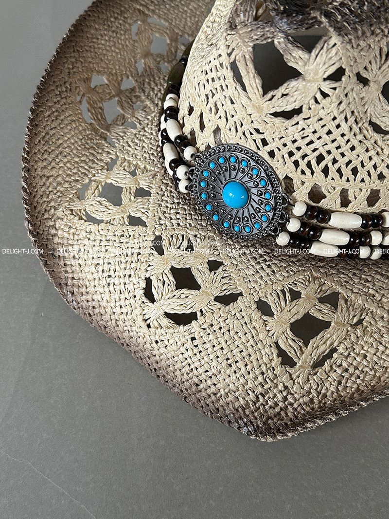 Ethnic Ratan Cowboy Fedora