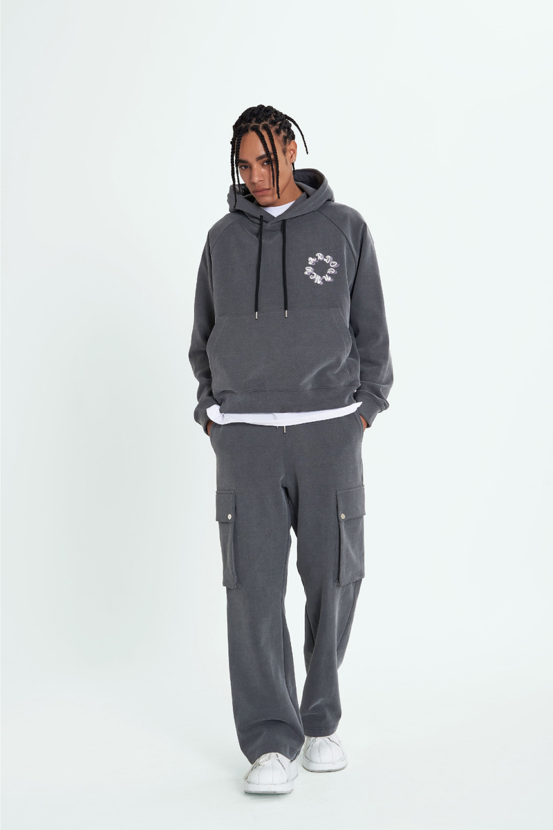 Cargo Jersey Pants - Black