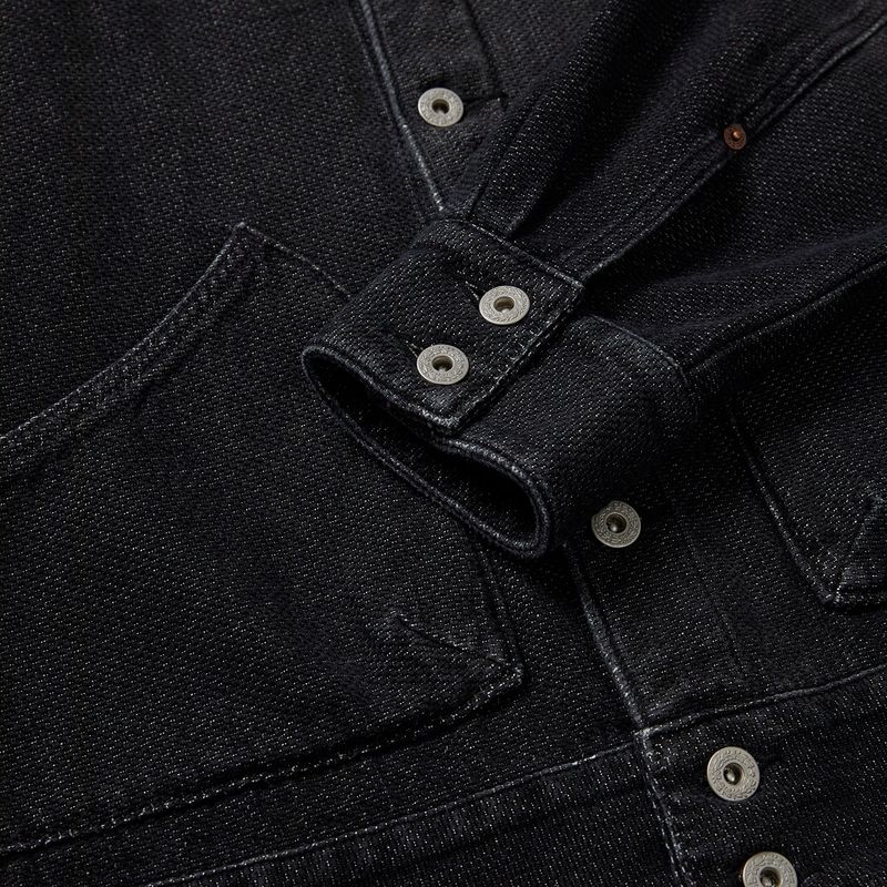 Sphinx denim short trucker jacket / Canvas black