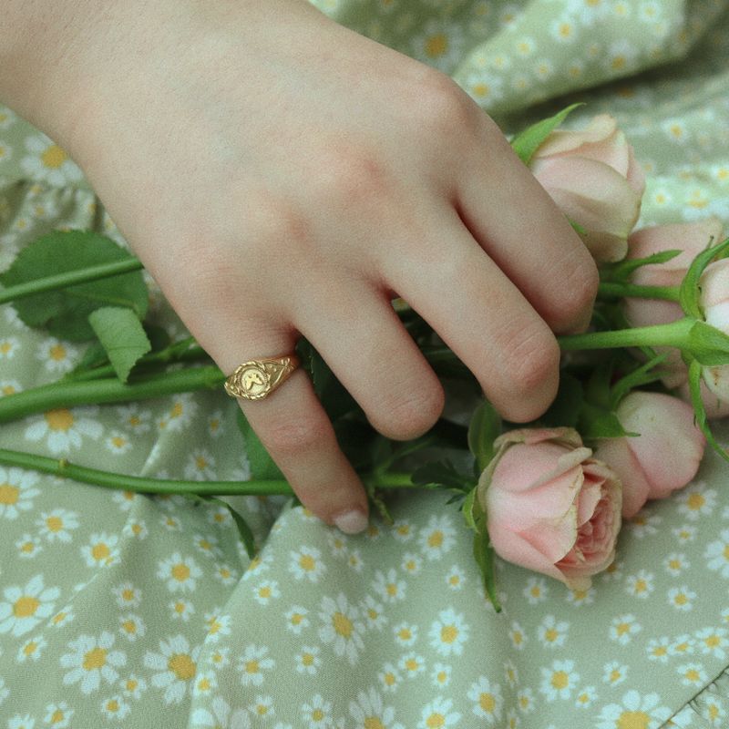 【MADE】 Butterfly signet ring