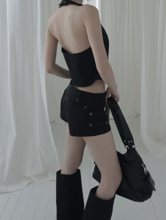 Tevin Antique Halter Vest