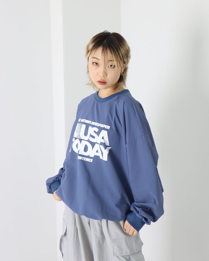 PANATIQUE（パナティーク）の「USAナイロンユニフォームスウェット（トップス）」