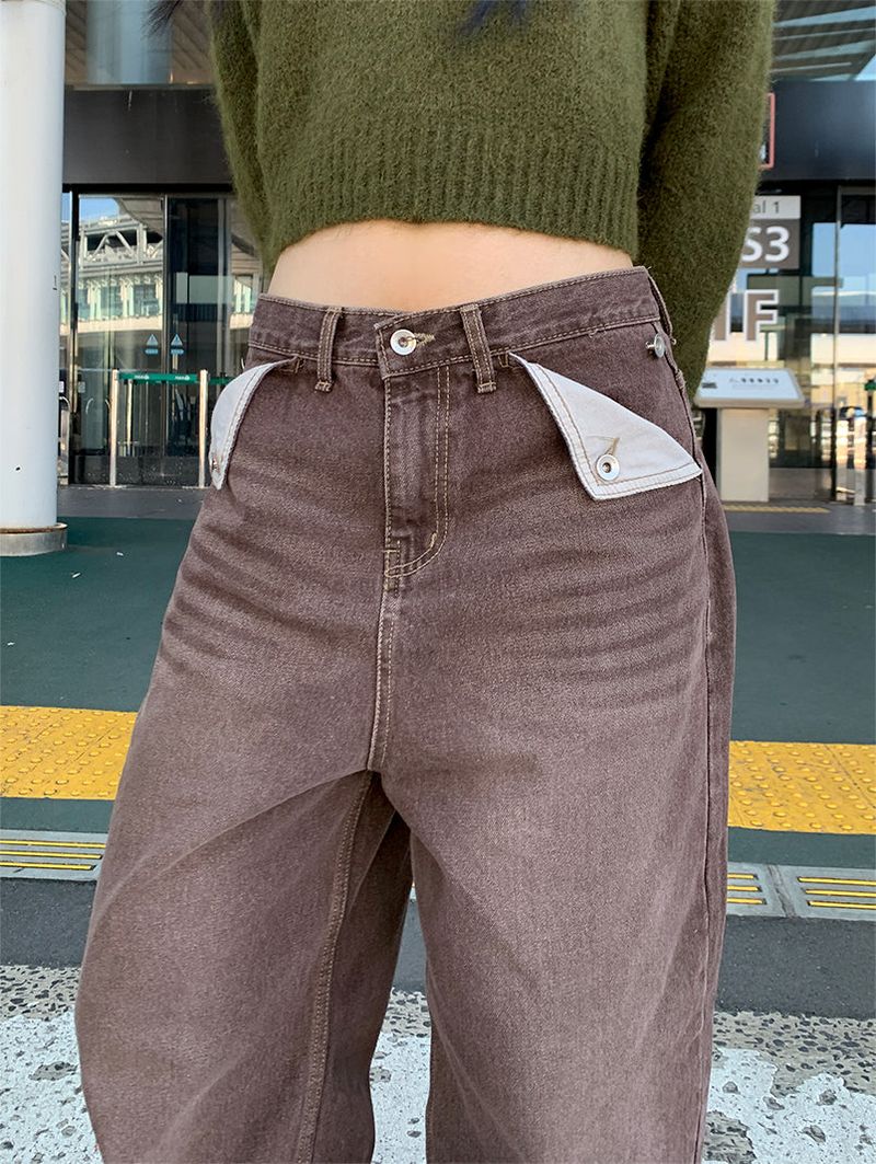 RETRO POCKET POINT JEANS (3C)