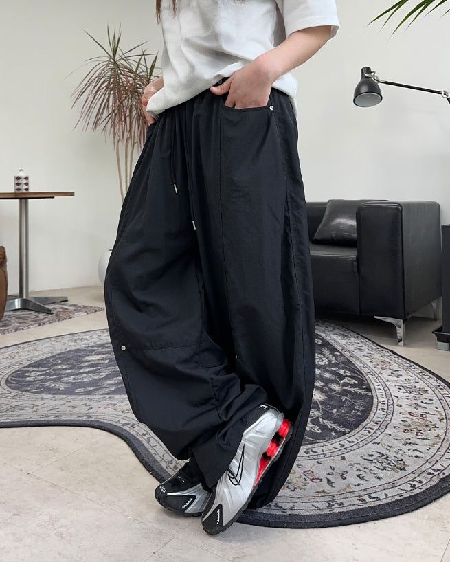 Reven Snap Nylon Pants