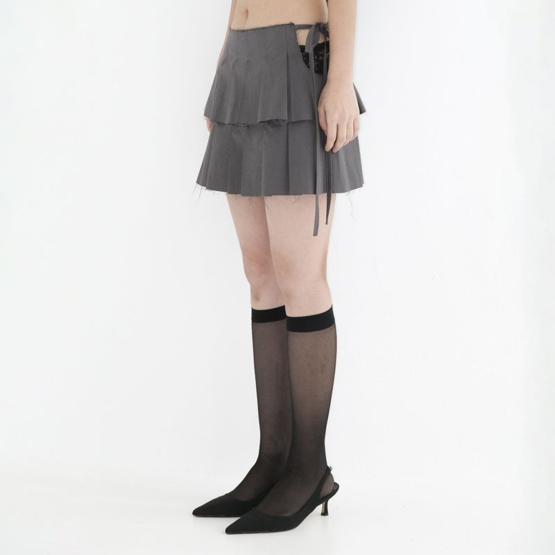 [MADE] Double Pleats Skirt 002
