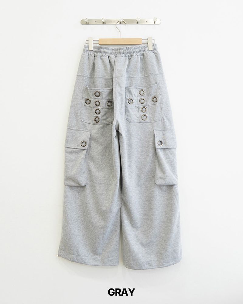 Punch Eyelet Sweatpants