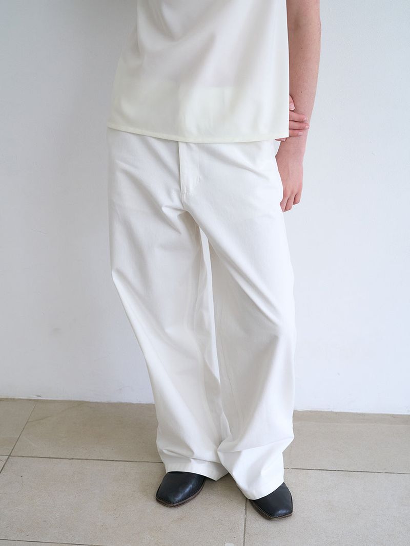 Hazel wide pants (Ivory)