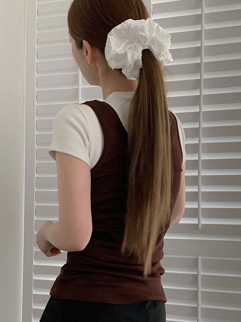Satin big scrunchies(3color)