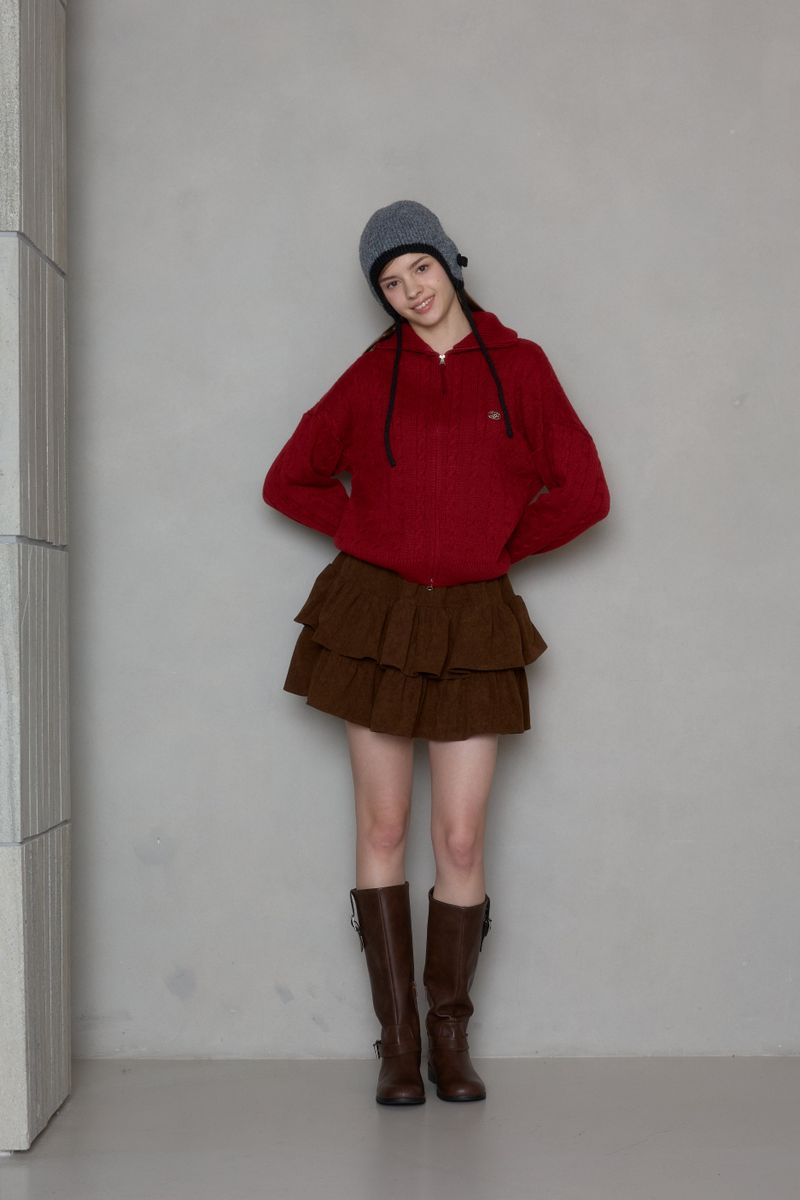 COZY BREEZE KNIT ZIP-UP