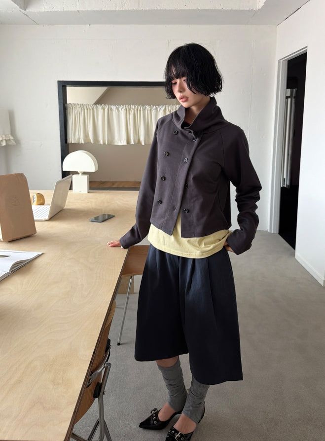 SHIRRING FLARE SLEEVELESS