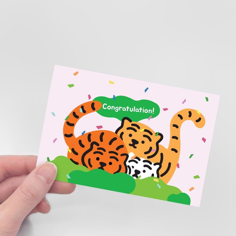 CONGRATULATION TIGERS POST CARD