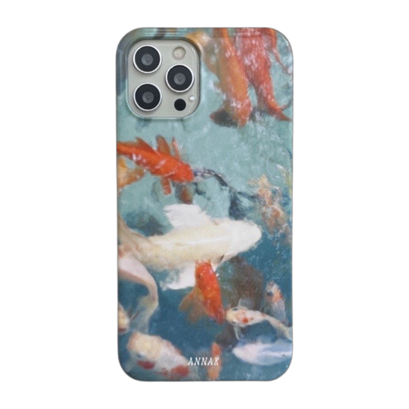 [summer splash koi goldfish hard case]
