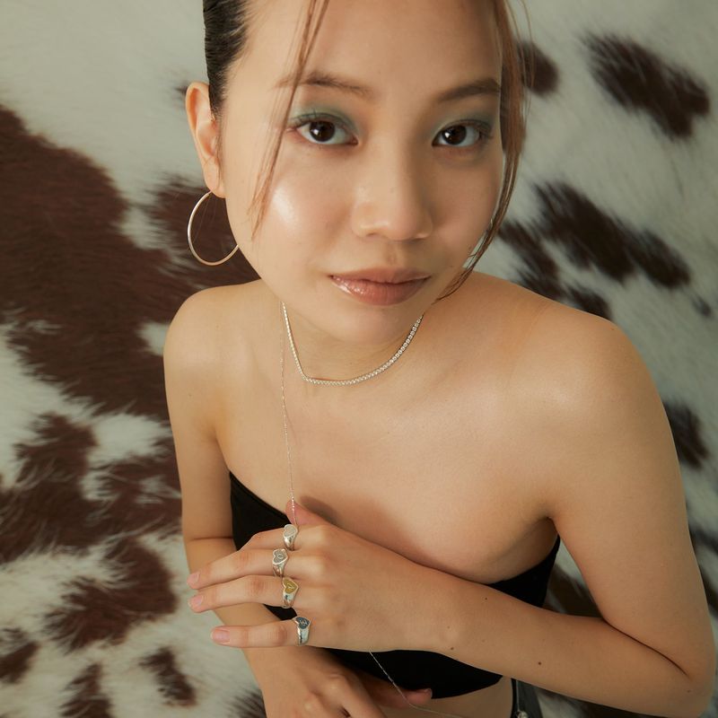 simple circular earring