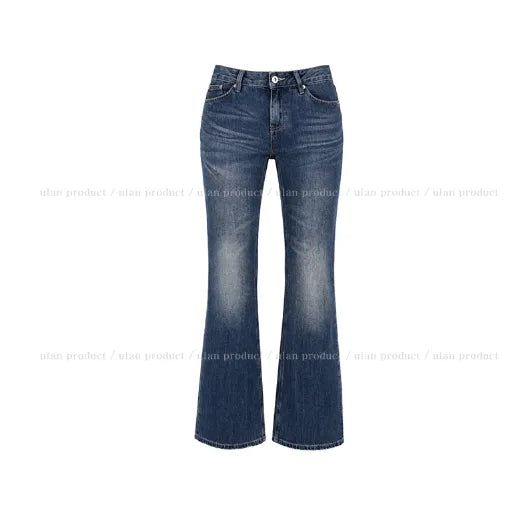 Fuzz Wingflap Low Bootcut Denim Pants