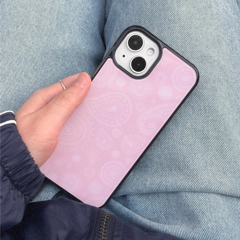 [MADE] pink paisley bumper case