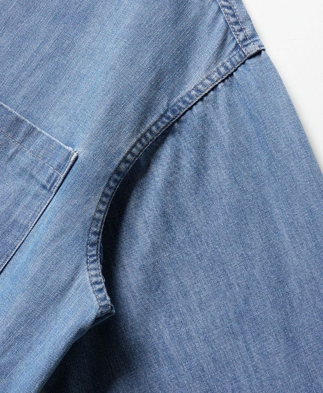 26SS★ Grit Slub Denim Shirt