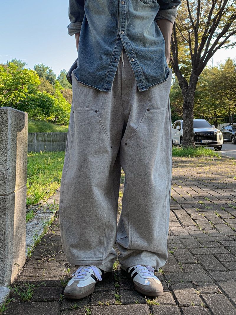 St Tamy Double knee Sweat pants