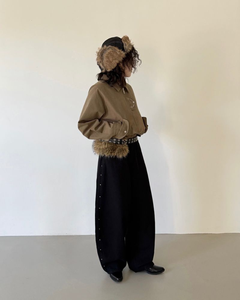 Side Stud Balloon Pants