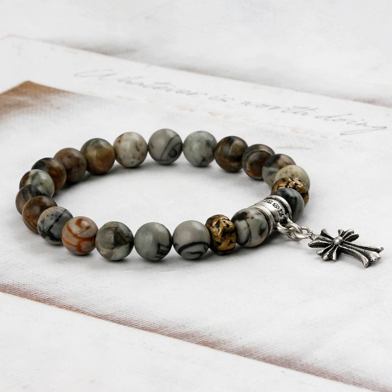 SVB-306 Julmano Onyx Vintage Natural Stone Bracelet