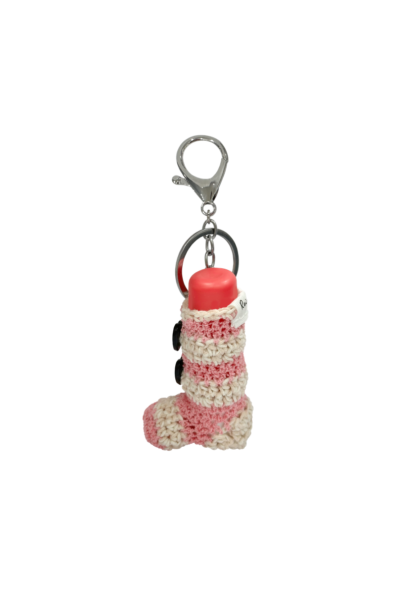 ST socks (lip balm/lighter) case key ring