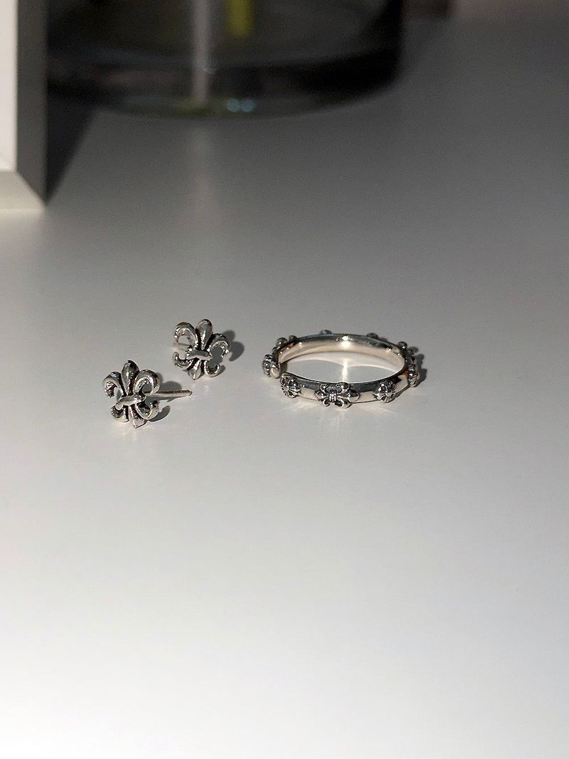 [925silver] Antique spear ring