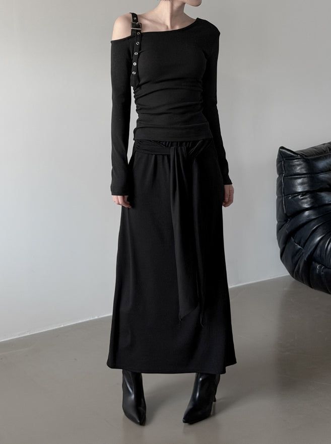 Tain Knot Long Skirt