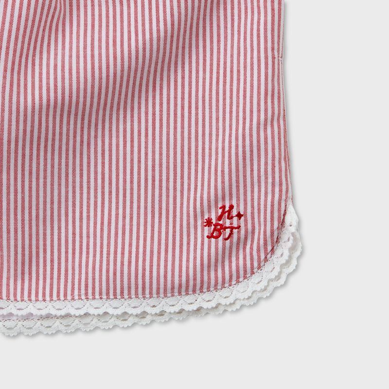 Stripe Lace Shorts (RED)