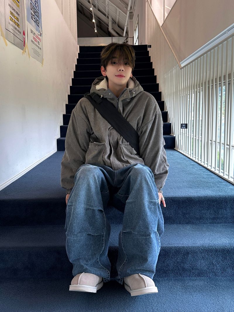 Number Jack Corduroy Hooded Jacket 3C