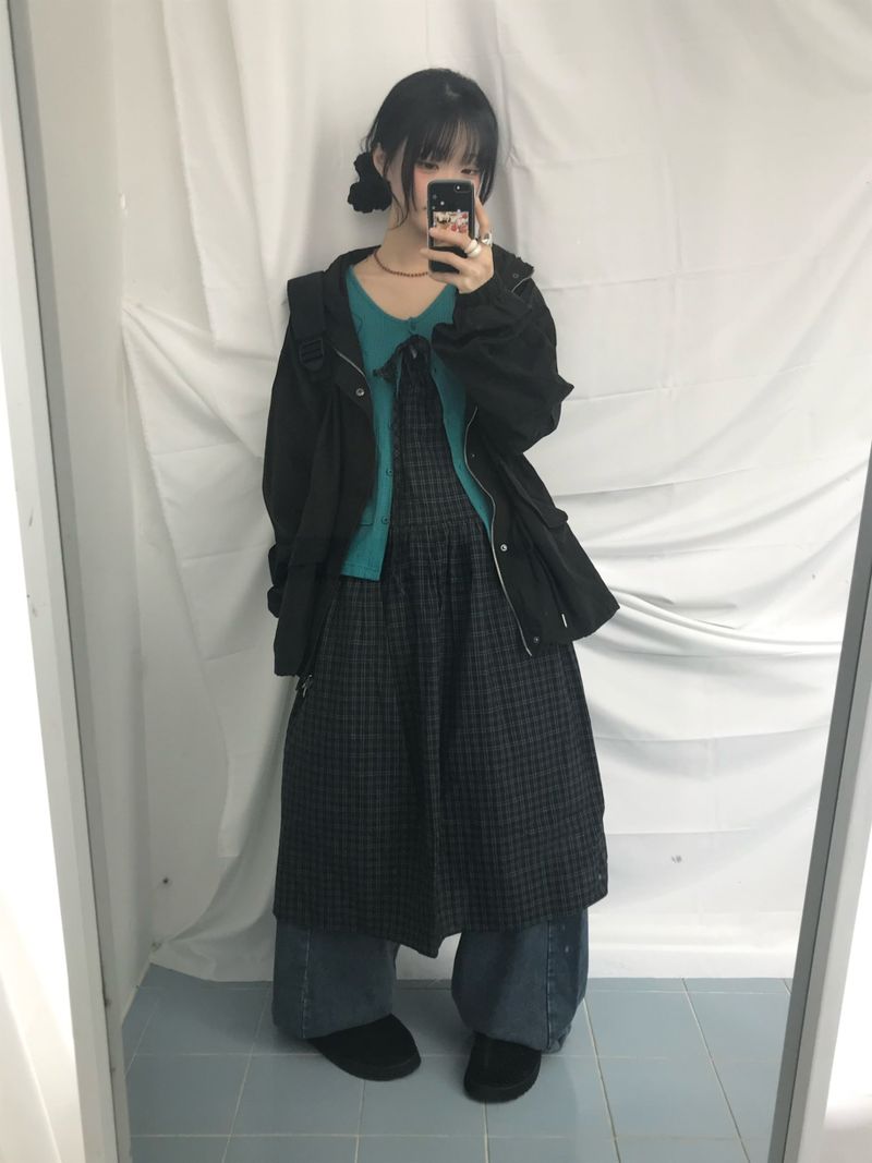 Vintage Mori Checkered Dress