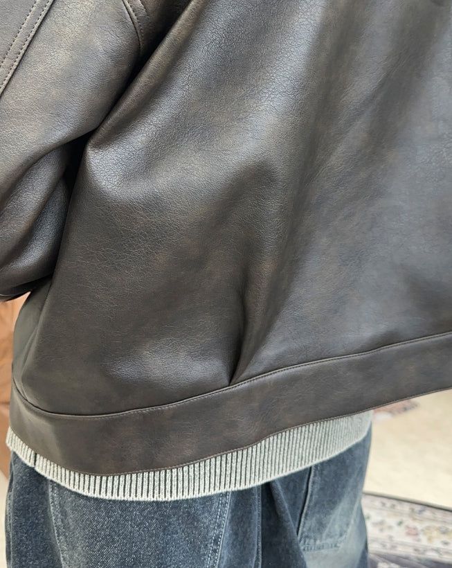 Mason Hook Leather Jacket