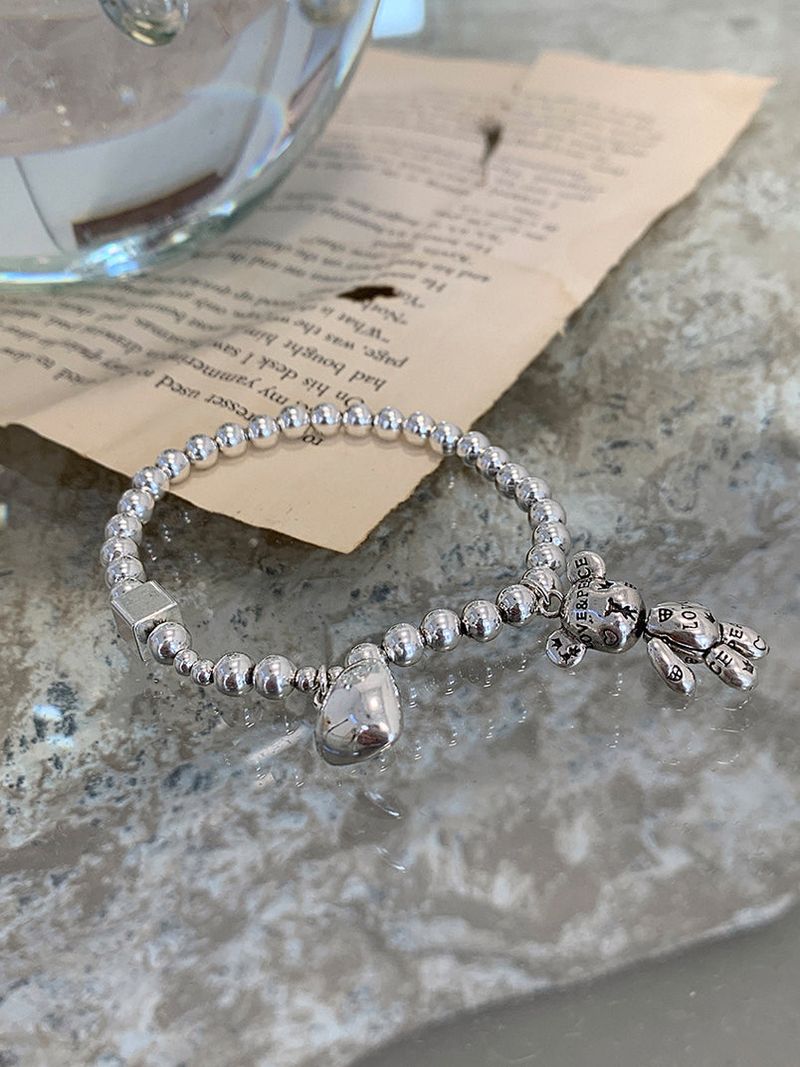 [SILVER925] LOVE TEDDY BRACELET